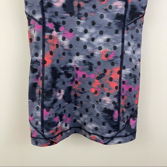 LULULEMON Windy Blooms Regal Plum Polka Dot Kanto Catch Me Tank - Picture 5 of 10